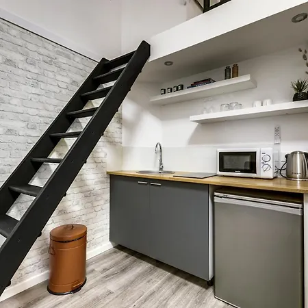 Cosy Avec Mezzanine Au Ceur D'un Quartier Vivant Paříž