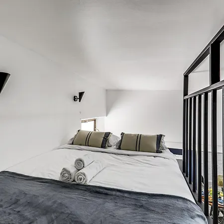 Cosy Avec Mezzanine Au Ceur D'un Quartier Vivant Apartmán